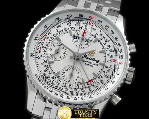 브라이틀링 Montbrillant Datora SS/SS White Asia 7751 -BSW0244D