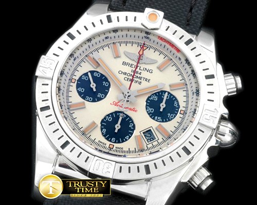 브라이틀링 Chronomat B01 SS/NY White Sticks A7750 28800bph -BSW0257A