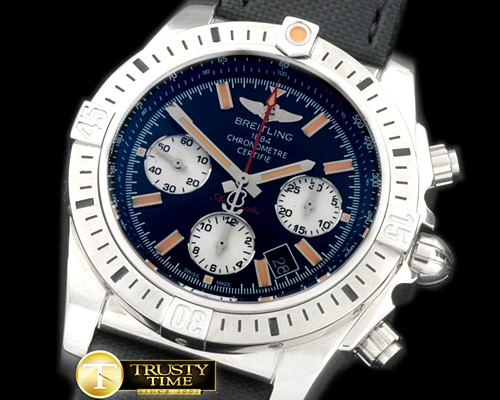 브라이틀링 Chronomat B01 SS/NY Black Sticks A7750 28800bph -BSW0257B