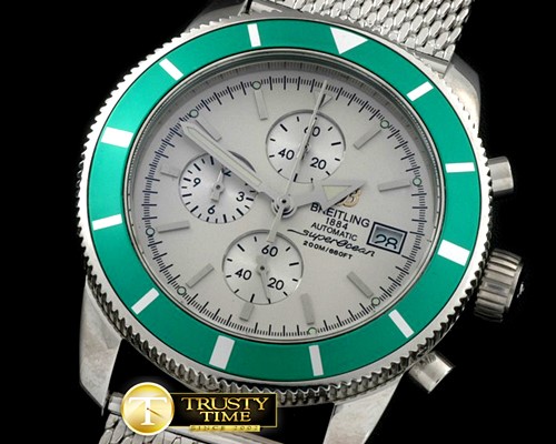 브라이틀링 Heritage Chrono SS/ME White Jap OS20 -BSW0260A