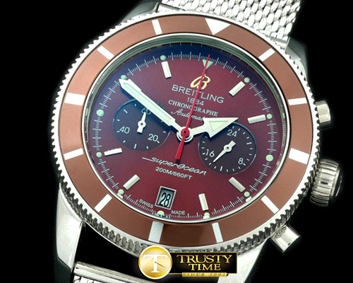 브라이틀링 Heritage Chrono SS/ME Brown Jap OS20 -BSW0260D