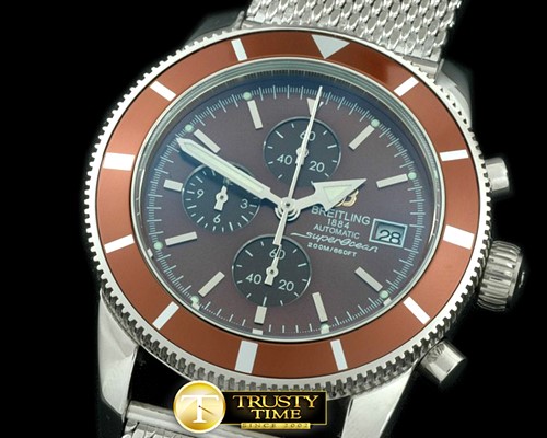 브라이틀링 Heritage Chrono SS/ME Brown Jap OS20 -BSW0260E