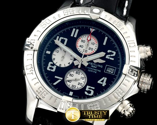 브라이틀링 Super Avenger SS/LE Black Num Jap OS20 -BSW0261F