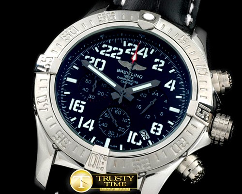 브라이틀링 Super Avenger SS/LE Black 224 Jap OS20 -BSW0261G