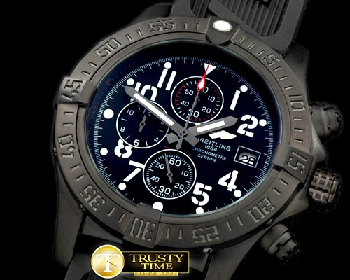 브라이틀링 Super Avenger PVD/RU Black Num Jap OS20 -BSW0262B