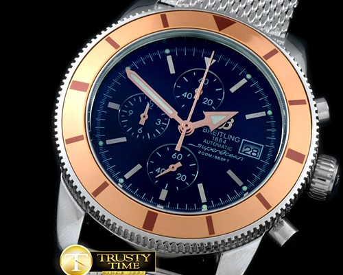 브라이틀링 Heritage Chrono SS/ME Black Jap OS20 -BSW0264C