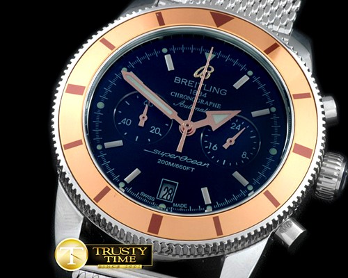 브라이틀링 2010 Heritage Chrono SS/ME Black Jap OS20 -BSW0264D