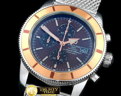 브라이틀링 Heritage Chrono SS/ME Brown Jap OS20 -BSW0264H