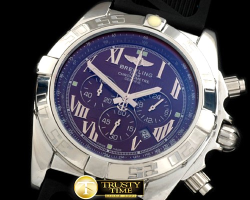 브라이틀링 Chronomat B01 SS/RU Brown Roman Jap OS20 Qtz -BSW0268G