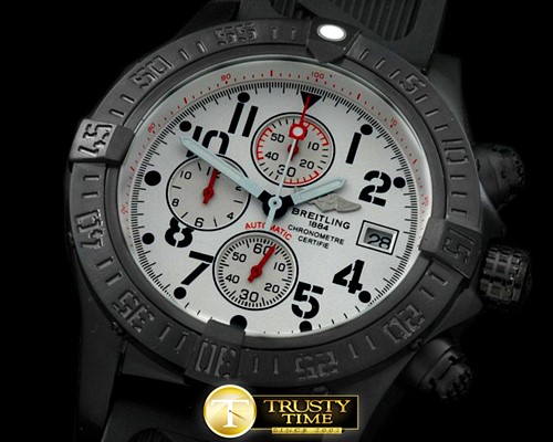 브라이틀링 Super Avenger PVD/RU White Num Jap OS20 -BSW0278A