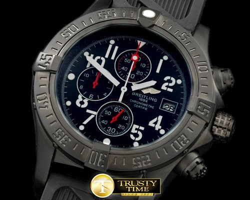 브라이틀링 Super Avenger PVD/RU Black Num Jap OS20 -BSW0278B