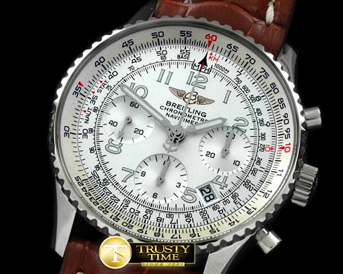 브라이틀링 Navitimer SS/LE Wht Num 7750 -BSW0281A