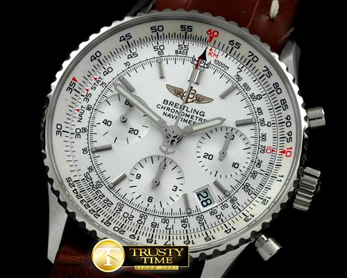 브라이틀링 Navitimer SS/LE Wht Sticks 7750 -BSW0281B