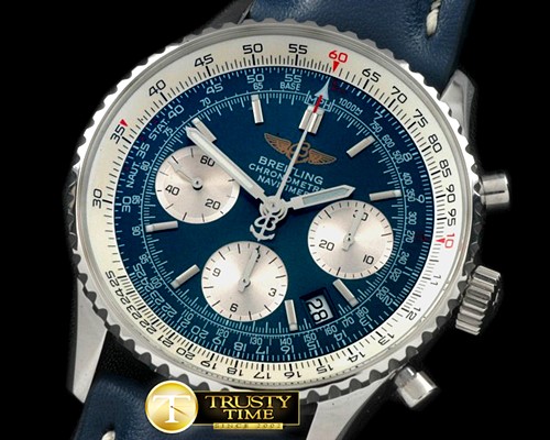 브라이틀링 Navitimer SS/LE Blue Sticks 7750 -BSW0281D