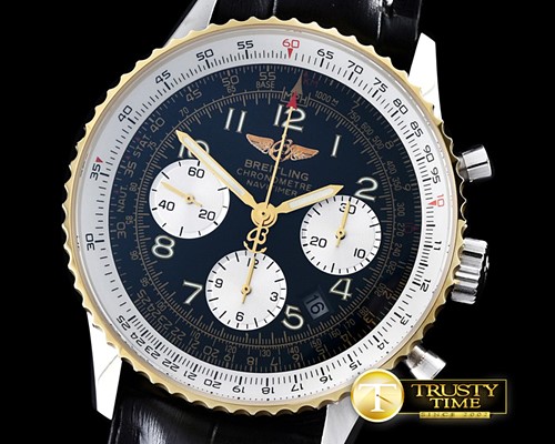 브라이틀링 Navitimer RG/SS/LE Blue Num A7750 -BSW0310