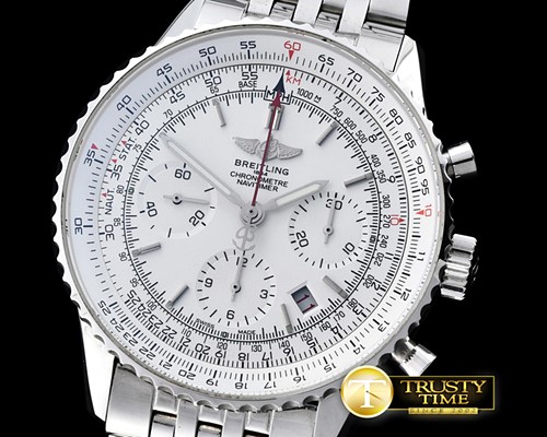 브라이틀링 Navitimer SS/SS White Sticks A7750 -BSW0313C
