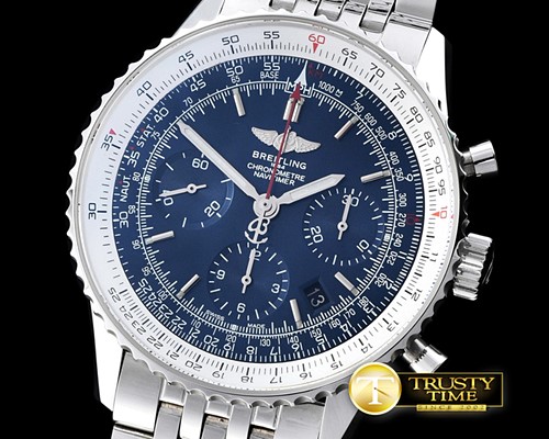 브라이틀링 Navitimer SS/SS Blue Sticks A7750 -BSW0313D