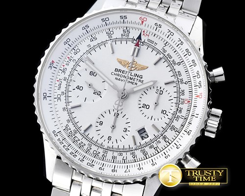 브라이틀링 Navitimer SS/SS White Sticks A7750 -BSW0313F
