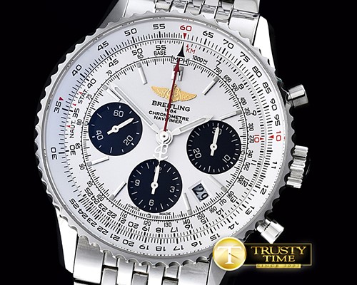 브라이틀링 Navitimer SS/SS White Sticks A7750 -BSW0316
