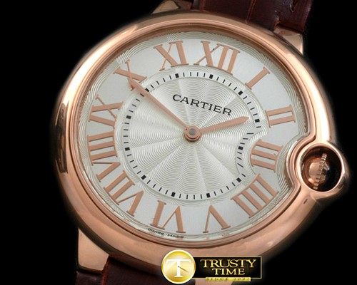 까르띠에 Ballon De Cartier Mid RG/LE White Roman Miyota -CAR0332C