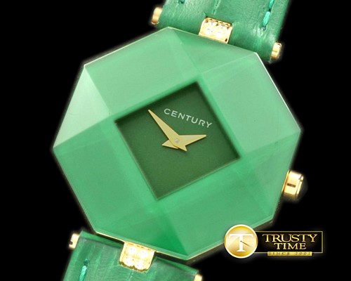 센츄리 Empire Ladies RG/LE Green Swiss Qtz -CEN001A
