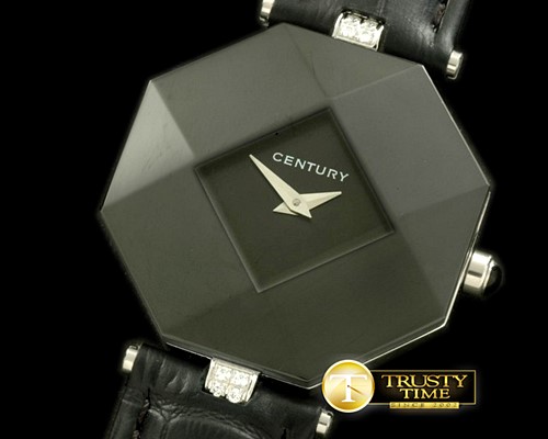 센츄리 Empire Ladies SS/LE Black Swiss Qtz -CEN002B
