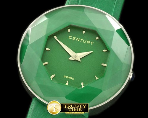 센츄리 Couture Ladies SS/LE Green Swiss Qtz -CEN003B
