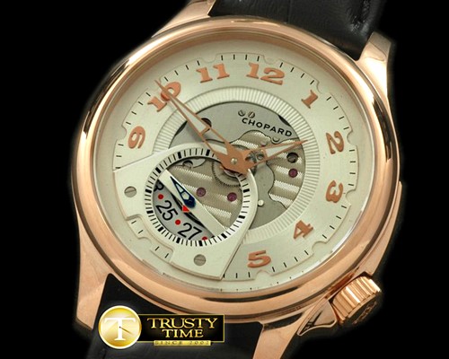 쇼파드 LUC Tech Twist RG/LE White Asia 2813 -CH116A