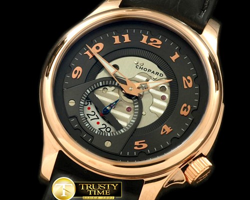 쇼파드 LUC Tech Twist RG/LE Black Asia 2813 -CH116B