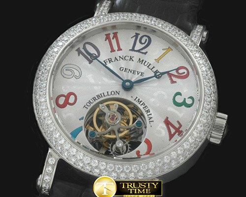 프랭크뮬러 Ronde Crazy Colours SS/LE White Arabic Tourbillon -FM122C
