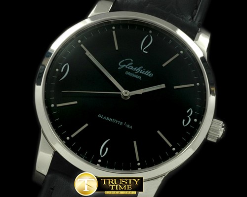 글라슈테 Senator Sixties SS/LE Black Asian 2824 -GLA0025D
