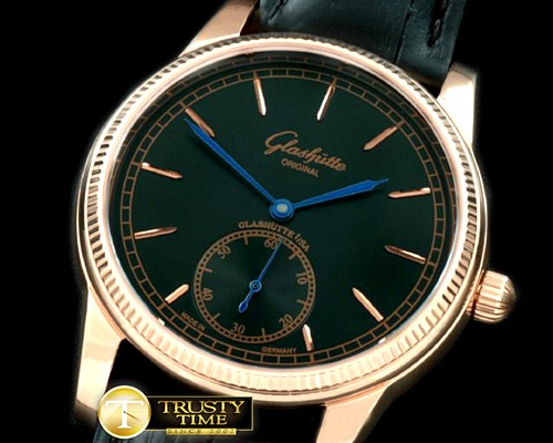 글라슈테 Senator Auto RG/LE Black Asian 2824 -GLA0028B