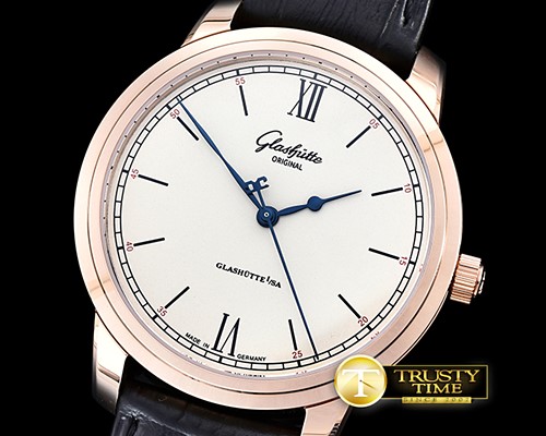 글라슈테 Glashutte Senator Excellence RG/LE Cream A2824 -GLA0035C