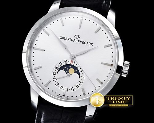 제라 페리고 1966 DateMoonphase SS/LE White M9015 -GP003A
