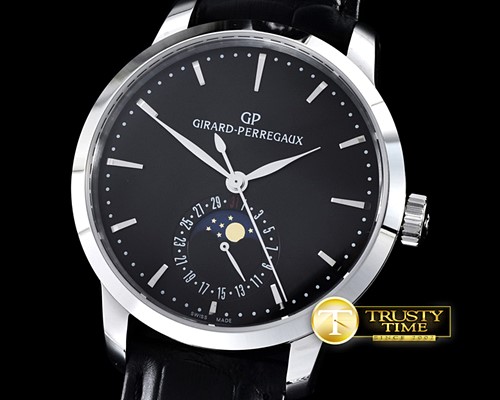 제라 페리고 1966 DateMoonphase SS/LE Black M9015 -GP003B