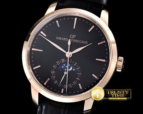 제라 페리고 1966 DateMoonphase RG/LE Black M9015 -GP005B