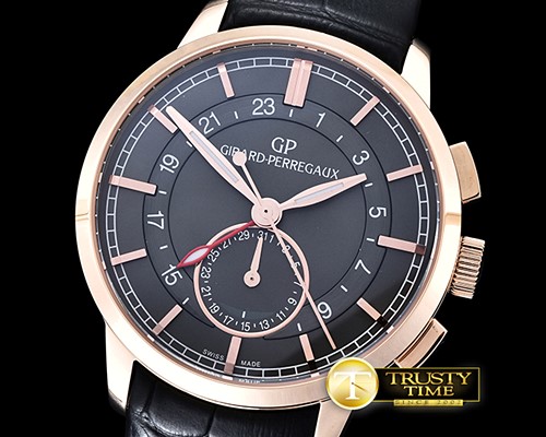 제라 페리고 1966 Dual Time RG/LE Black Asia 23J Mod -GP007A