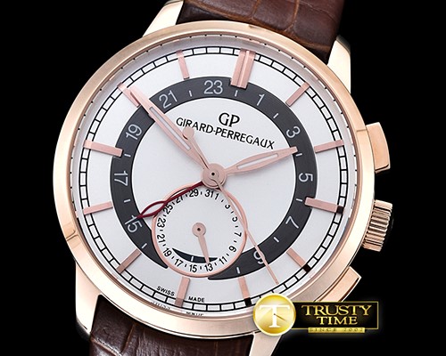 제라 페리고 1966 Dual Time RG/LE White Asia 23J Mod -GP007B