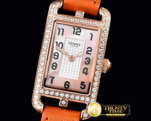 에르메스 Cape Cod Ladies RG/LE MOP Swiss Quartz -H020C