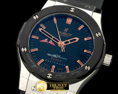 위블로 Classic Fusion SS/RU PVD Bez CF Tuiga Blk Asian 2824 -HUB0327