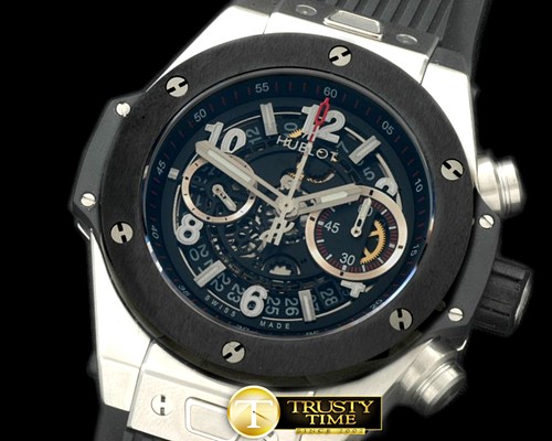 위블로 Big Bang Unico SS/RU Skeleton Asian 7750 -HUB0330B