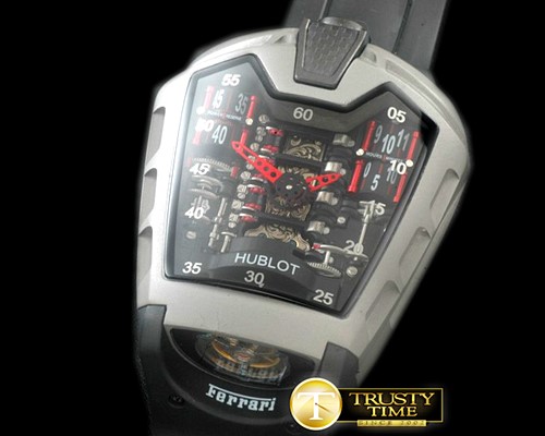 위블로 LaFerrari Masterpiece TI/RU Black Asian 2813 -HUB0332