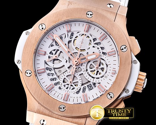 위블로 Aero Big Bang RG/RU Skeletonal Full Wht A7750 Mod -HUB0344C