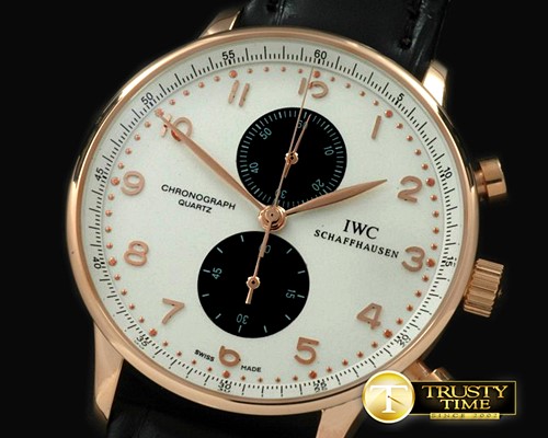 IWC Portuguese Chrono RG/LE White Jap OS20 -IWC0185A