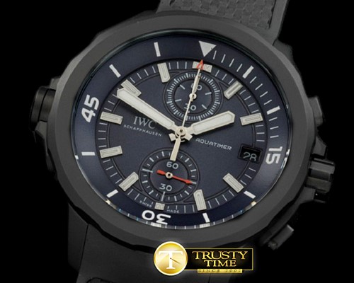 IWC 2013 Aquatimer PVD/RU Grey Jap Quartz -IWC0223F