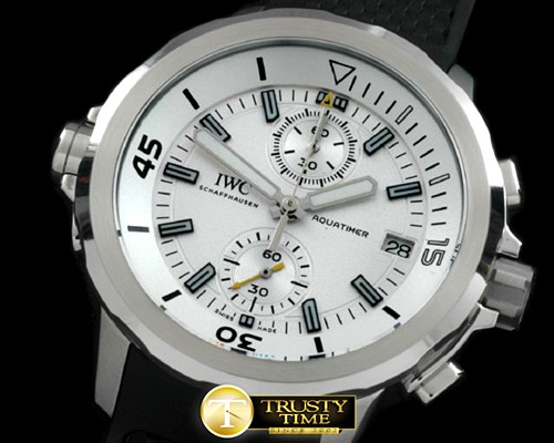 IWC 2013 Aquatimer SS/RU White Jap Quartz -IWC0224A