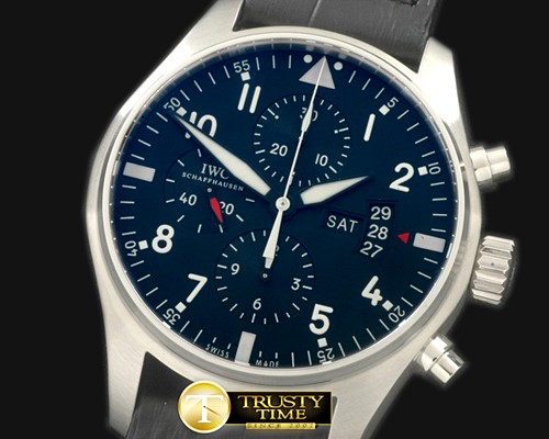 IWC Pilot Chrono Black 7750 -IWC0245