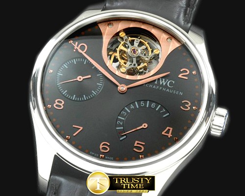 IWC Portugese Mystere Tourbillon SS/LE Grey Tourbillon -IWC0249C