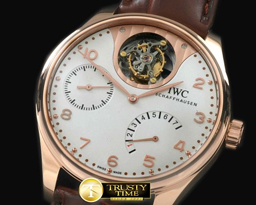 IWC Portugese Mystere Tourbillon RG/LE White Tourbillon -IWC0250A