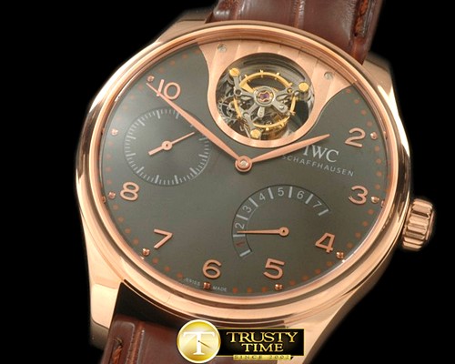 IWC Portugese Mystere Tourbillon RG/LE Grey Tourbillon -IWC0250B